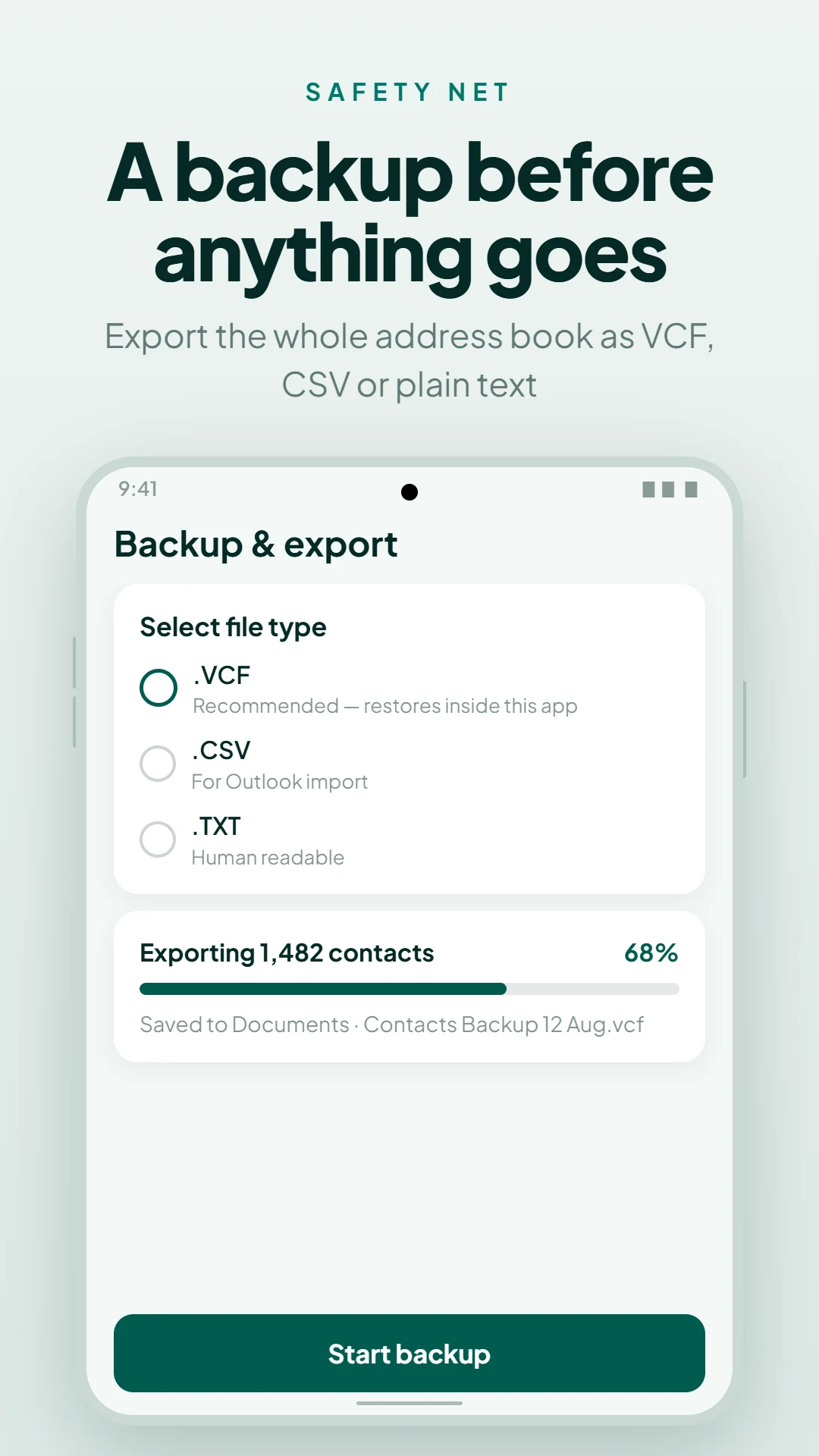 Duplicate Contacts Remover screenshot